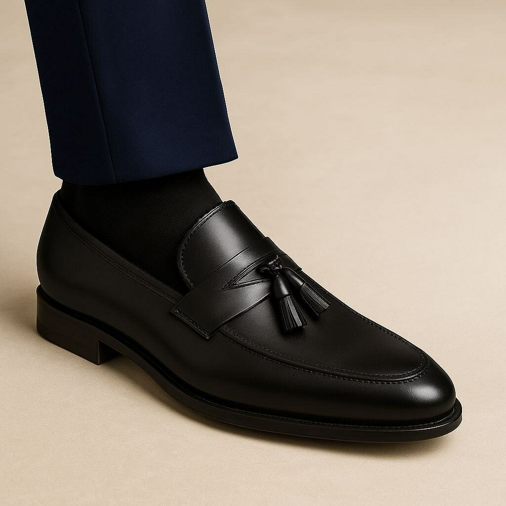 Mocassins en cuir élégant