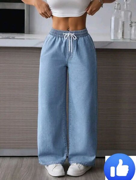 Jean large confortable pour femme