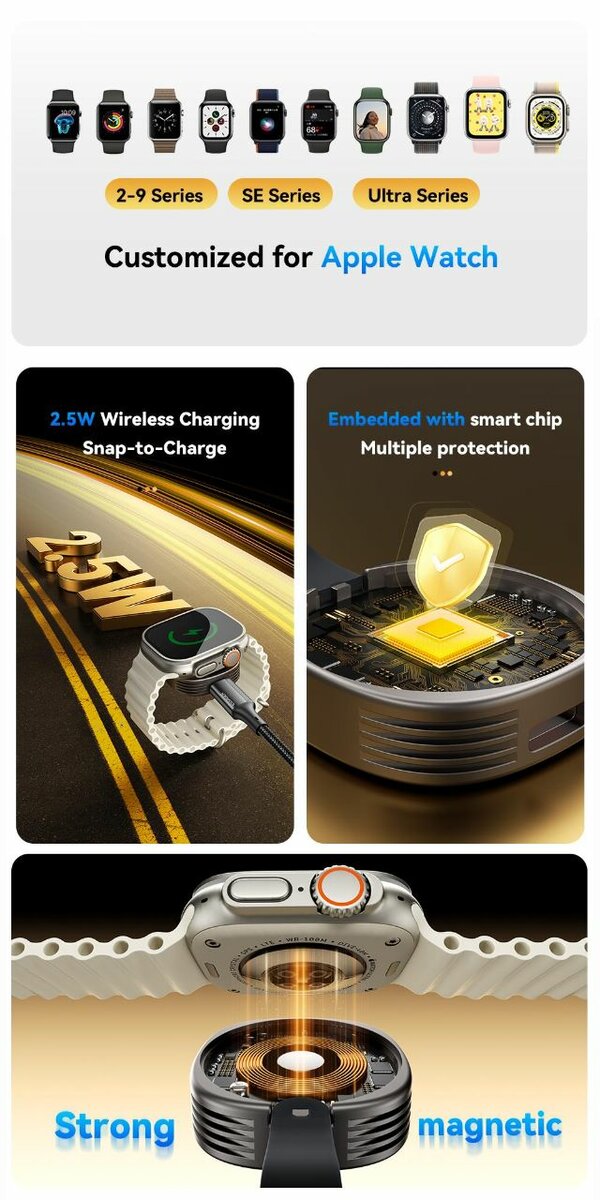Chargeur Magnétique Apple Watch