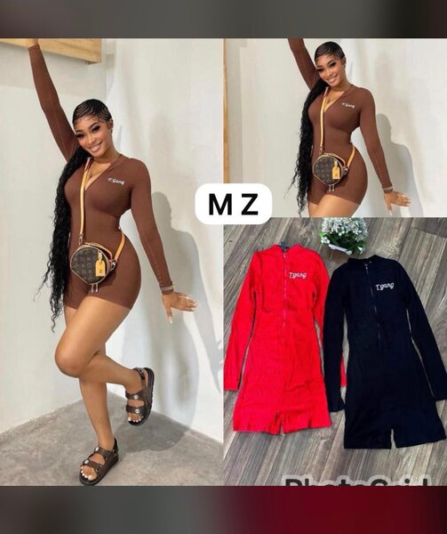 Combinaison zippée élégante