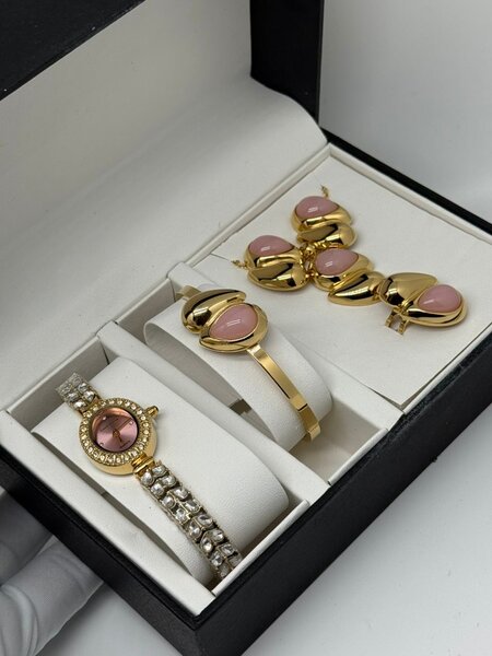 Set de Bijoux Élégant en Or