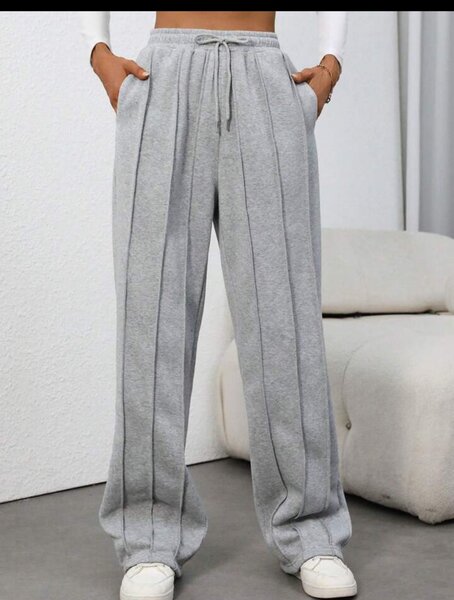 Pantalon de survêtement gris femme