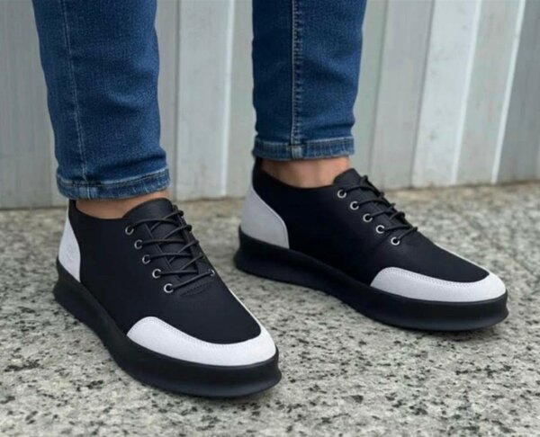 Sneakers bicolores élégantes