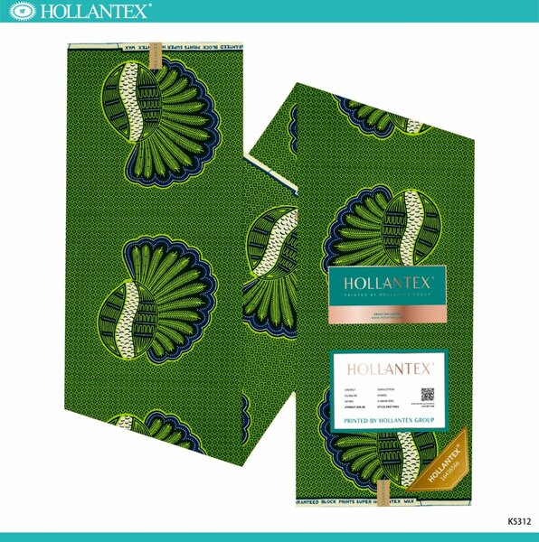 Tissu Wax Africain Vert