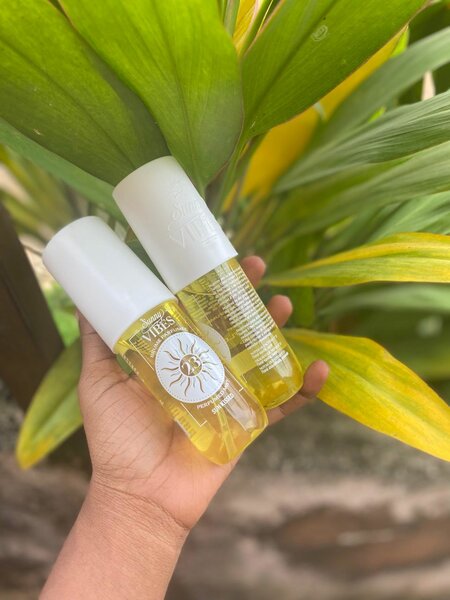 Spray parfumé vibrant