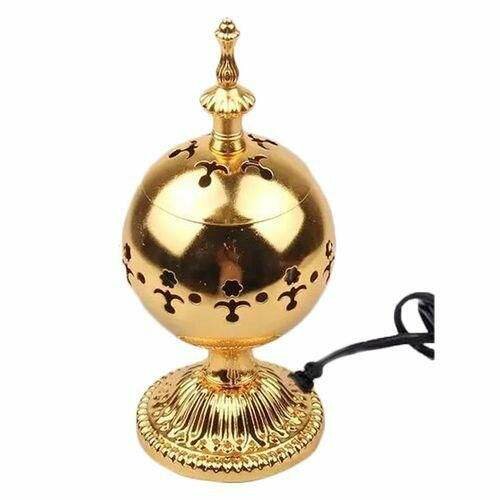 Brûleur d'encens électrique doré