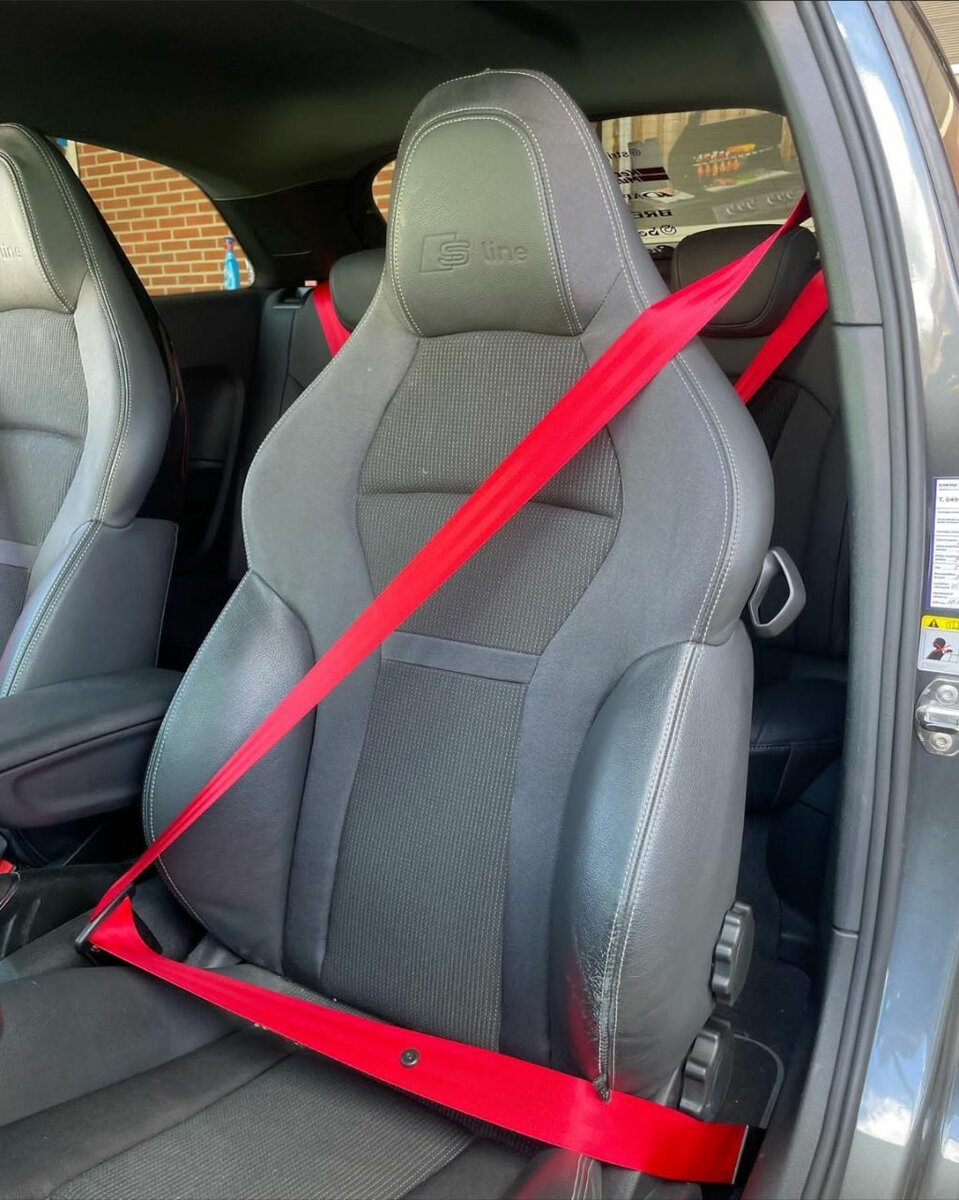 Red Seatbelts/ Custom Seat Belts
