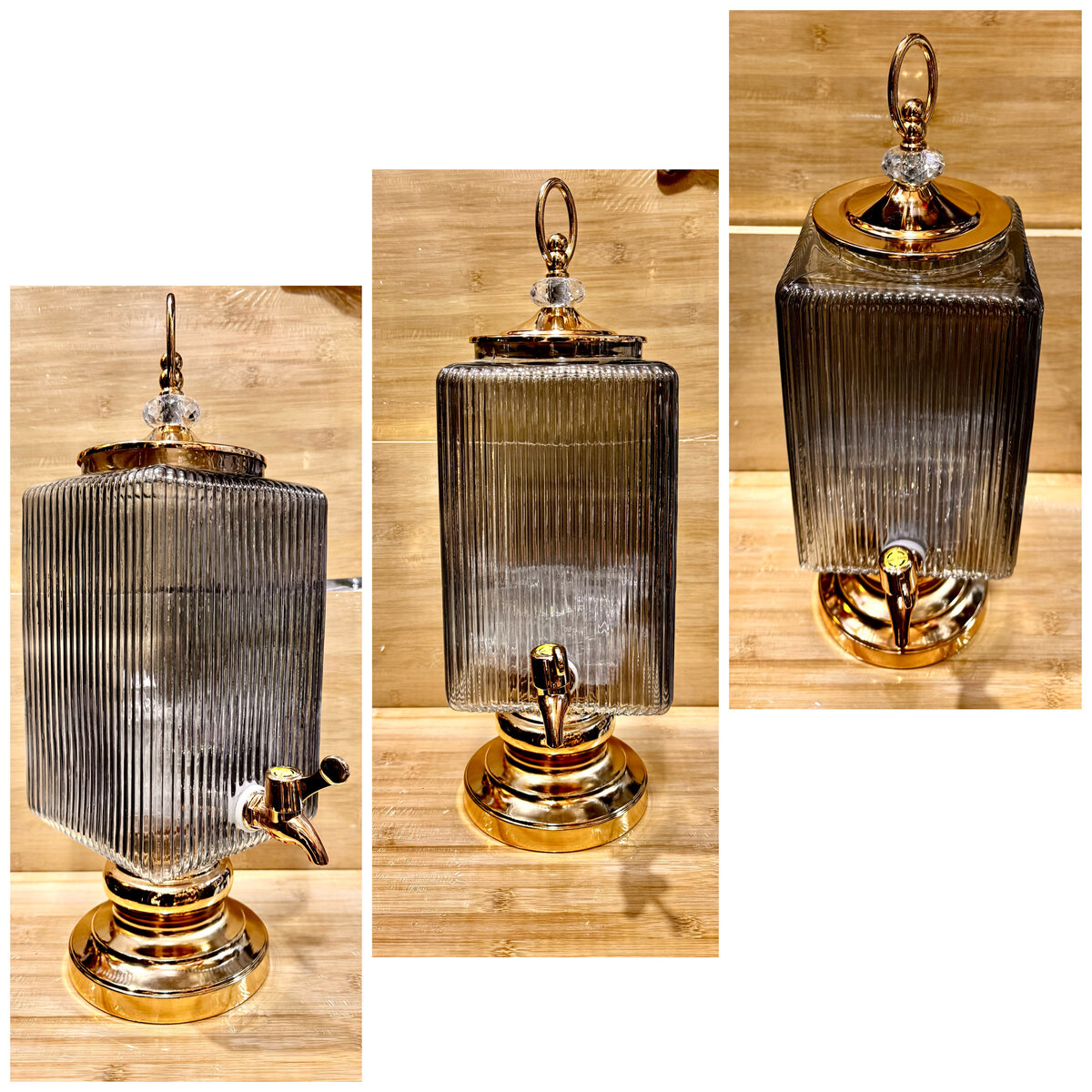 Distributeur de boissons en verre