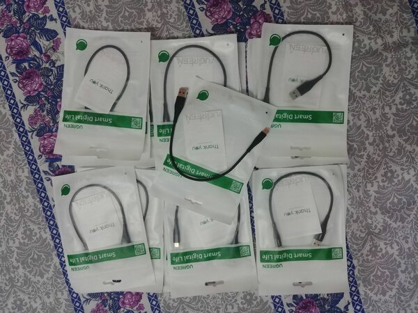 Ugreen USB 2.0A to USB-C 0.25m Black Cable