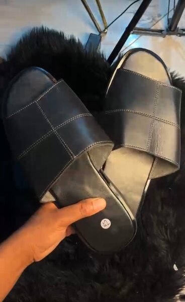 Sandales en cuir confortables