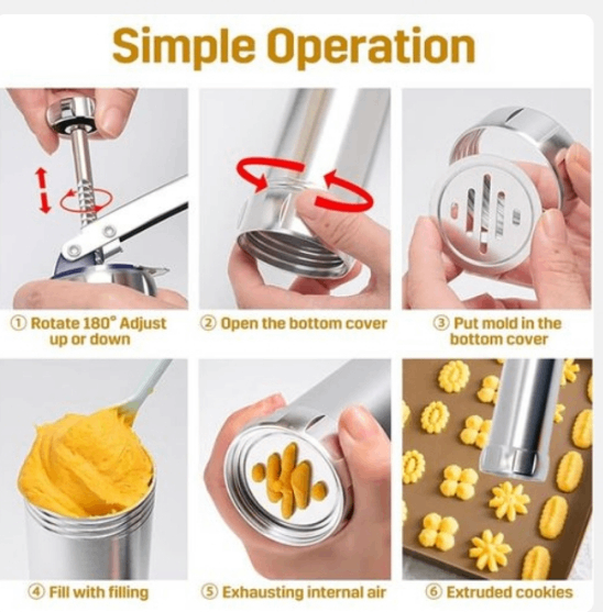 Presse à biscuits en acier inoxydable