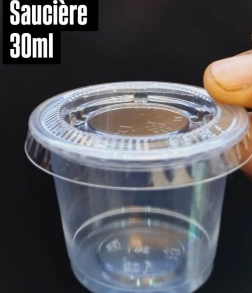 saucière plastique 30ml×100pc
