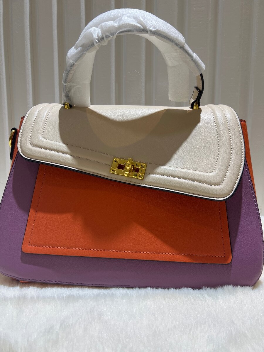 Sac à main chic multicolore