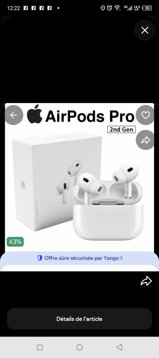 AirPods Pro 2ème Génération