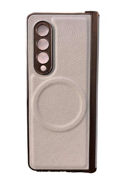 Coque en cuir pliable z fold 3