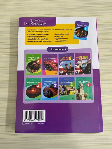 Manuel Physique-Chimie 6e