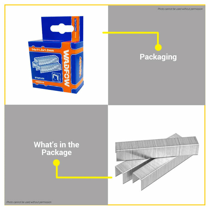 Agrafes Wadfow 8mm 1000pcs