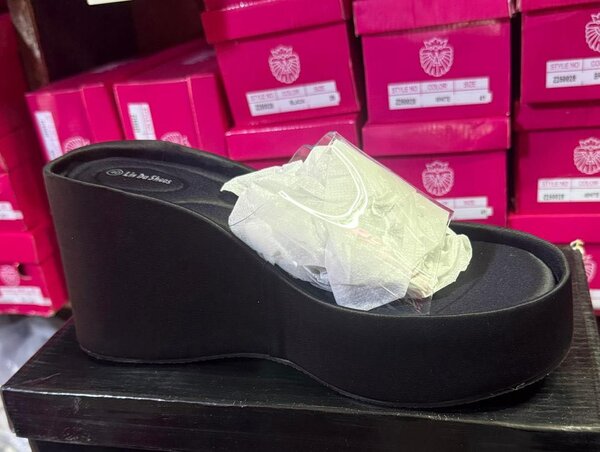 Sandales compensées tendance