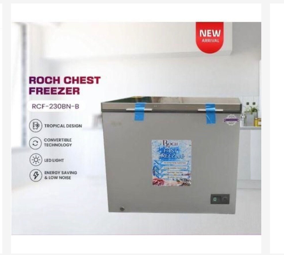 Chest freezer with sliding glass 200L-Silver