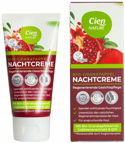 Crème Nuit Grenade Bio Cien