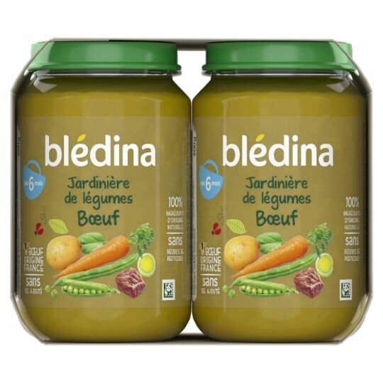 Blédina Purée Bébé Légumes Bœuf