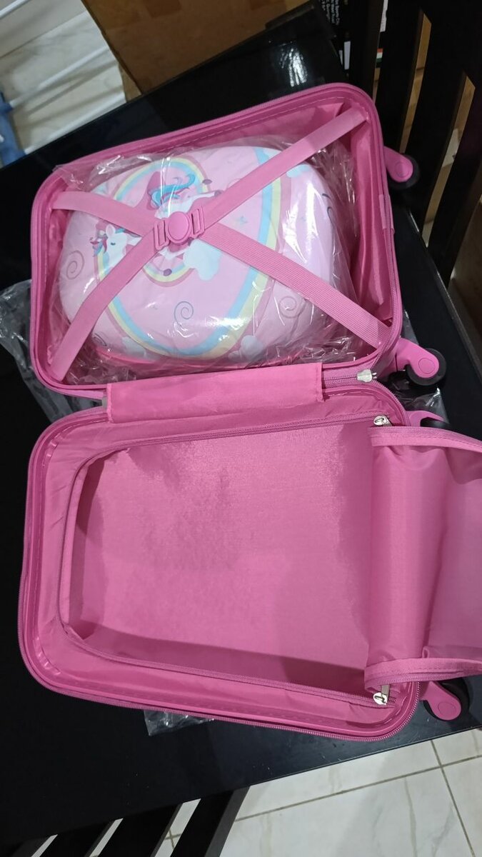 Valise Enfant Licorne Rose