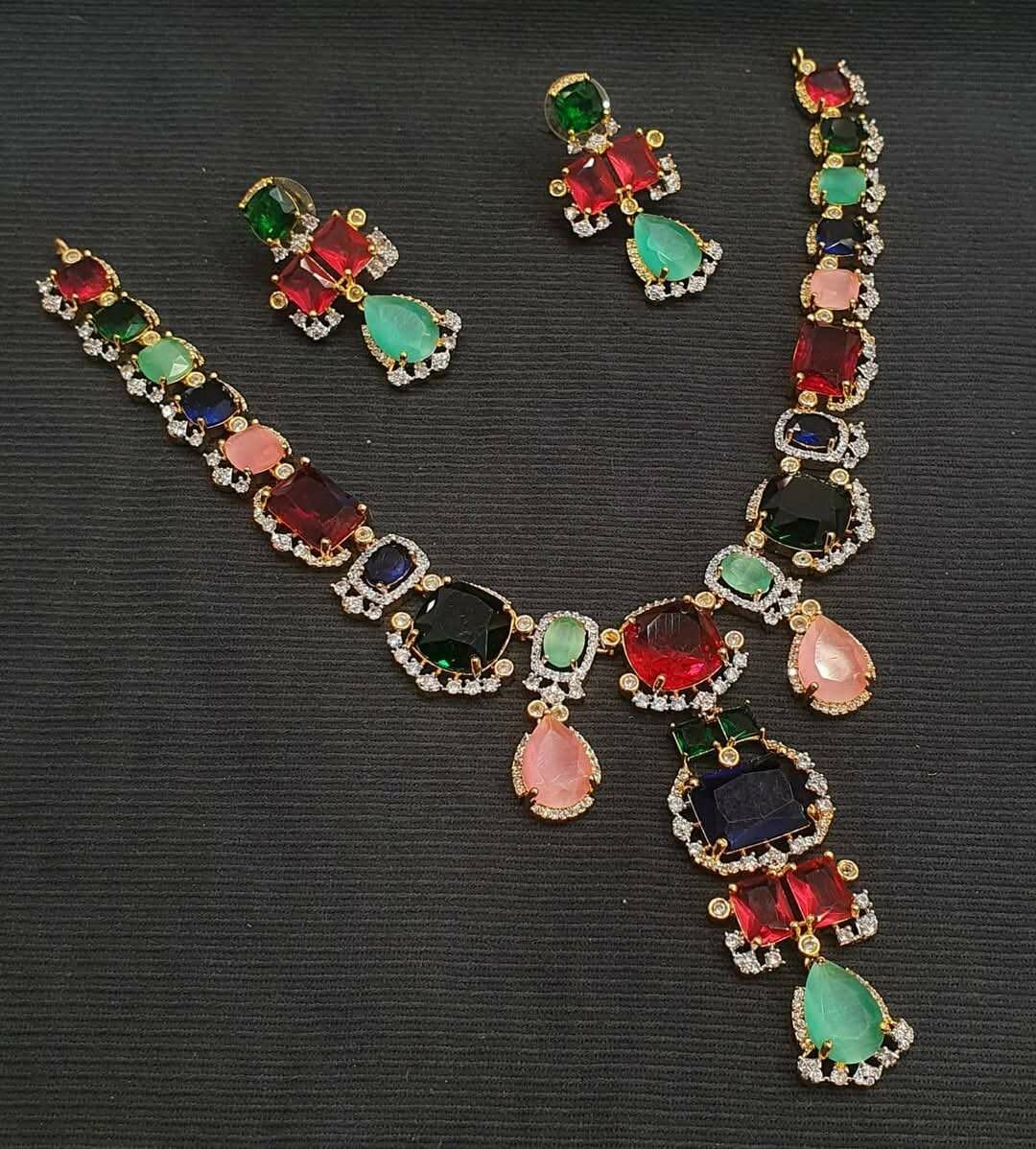 Ladies wedding set Necklace and earrings