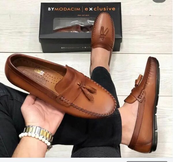 Chaussures mocassins en cuir BY MODACIM