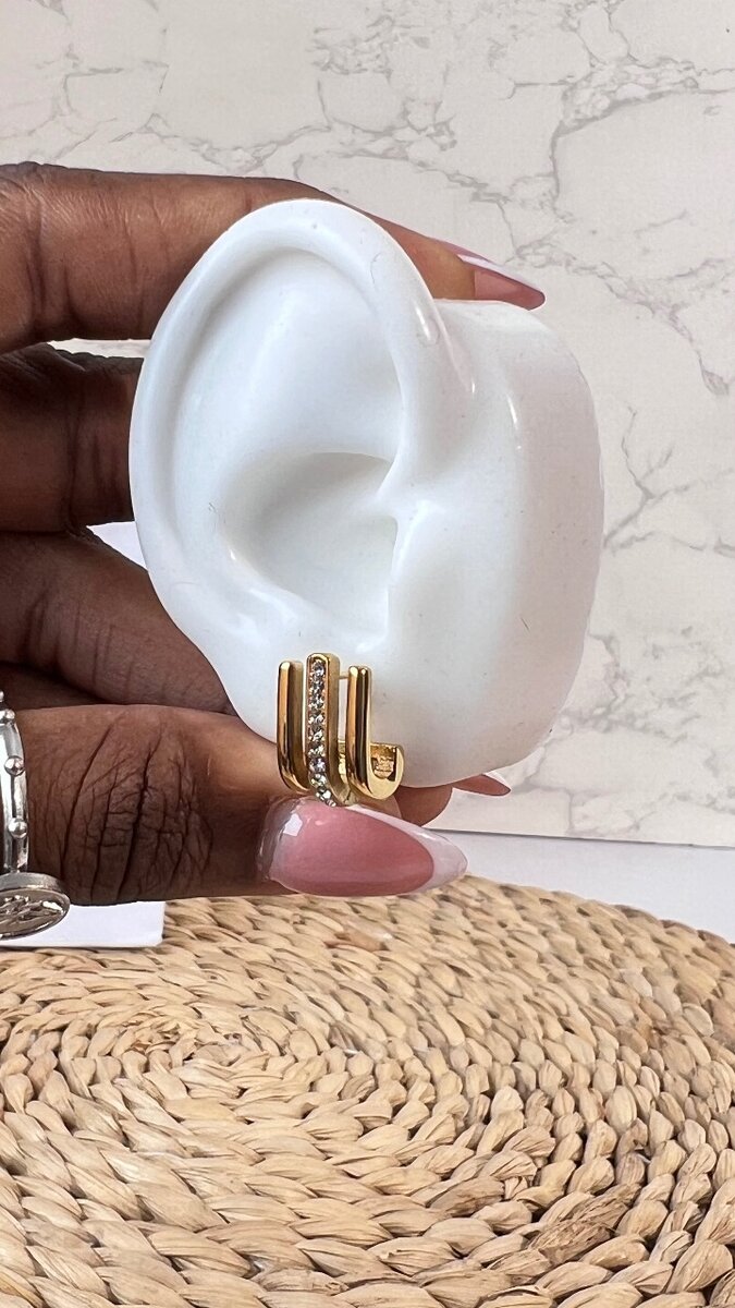 Boucles doreilles dorées