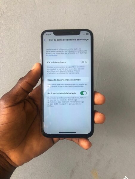 iPhone X 64Go Argent