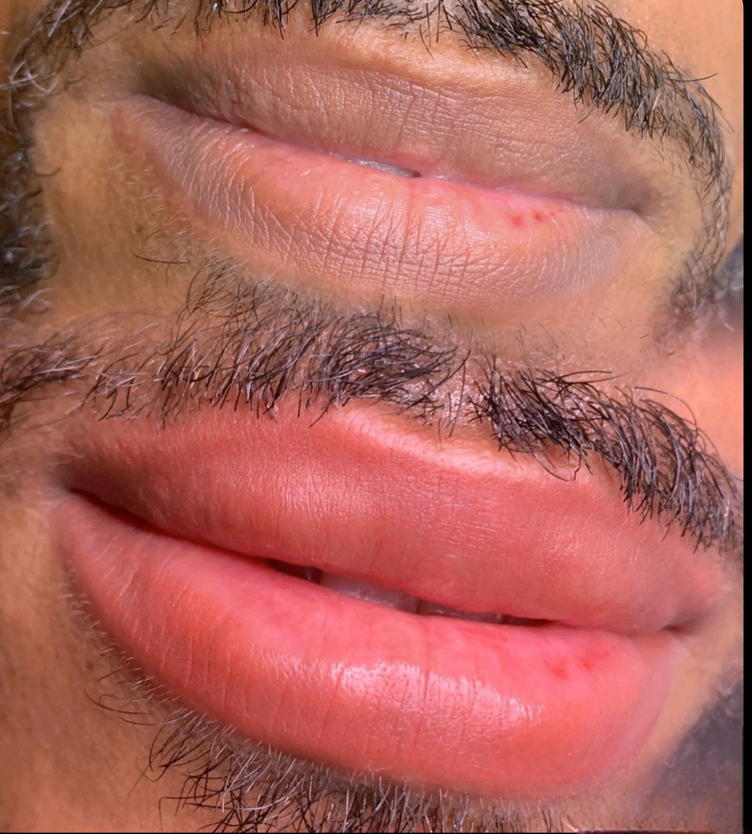 Levre rose baume à lèvre