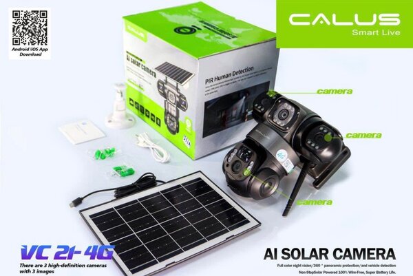 Caméra de Sécurité Solaire AI
