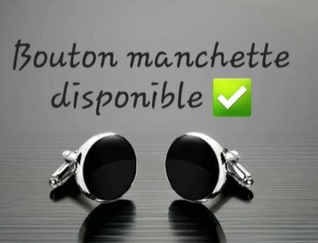 Boutons de manchette élégants