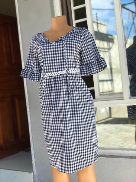 checkered dress