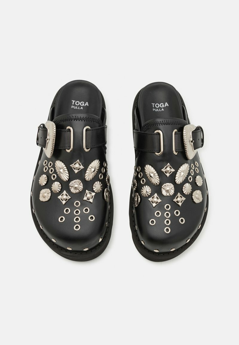 Sabots cuir ornés Toga Pulla