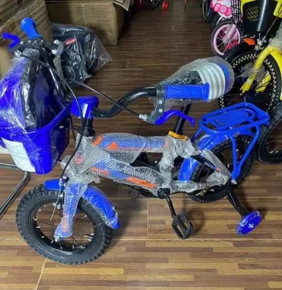 Vélo enfant pliable bleu