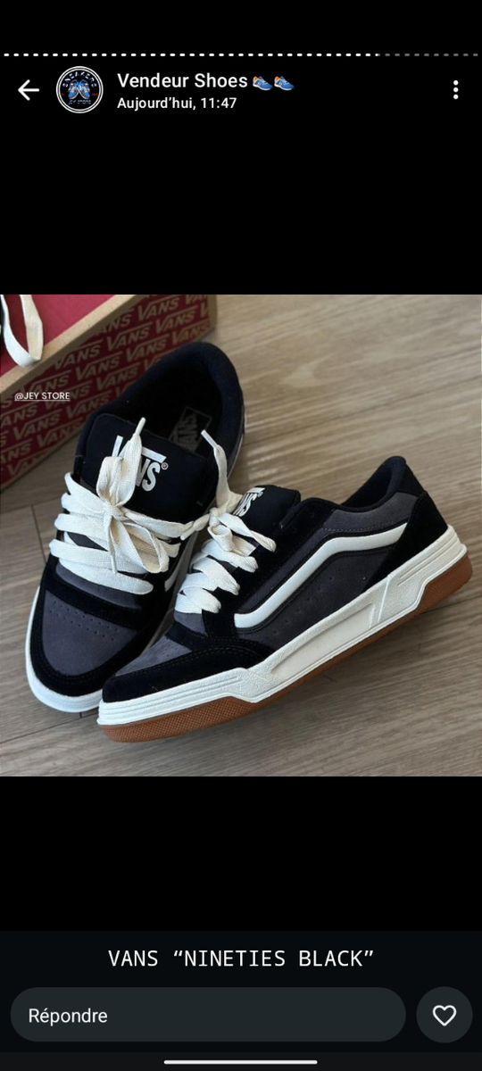 Sneakers Vans rétro 90s unisexes