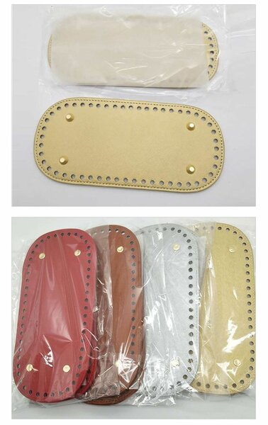 Base en cuir pour sac