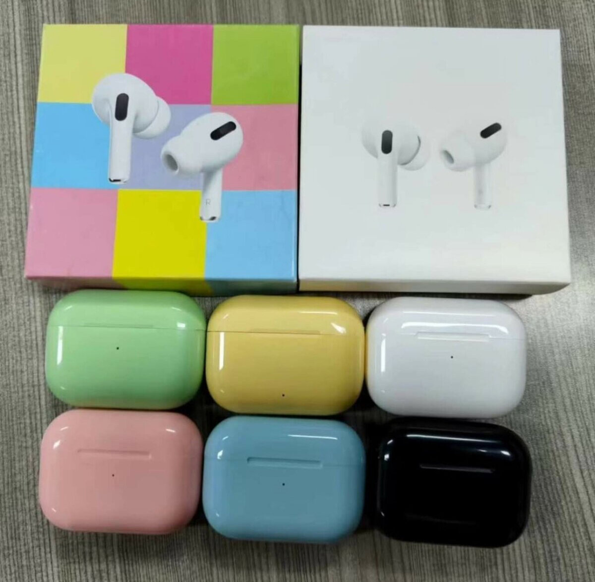 Colorful Wireless Earbuds