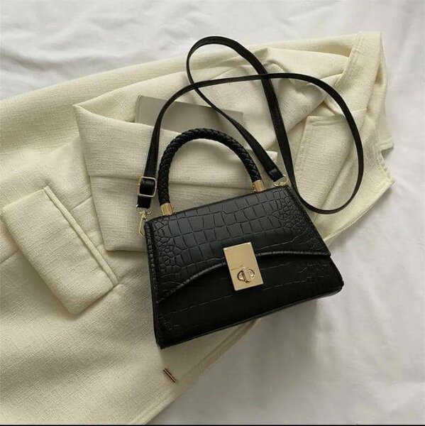 Sac à main en cuir crocodile