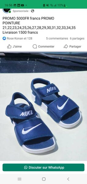 Sandales Enfants Nike Confort