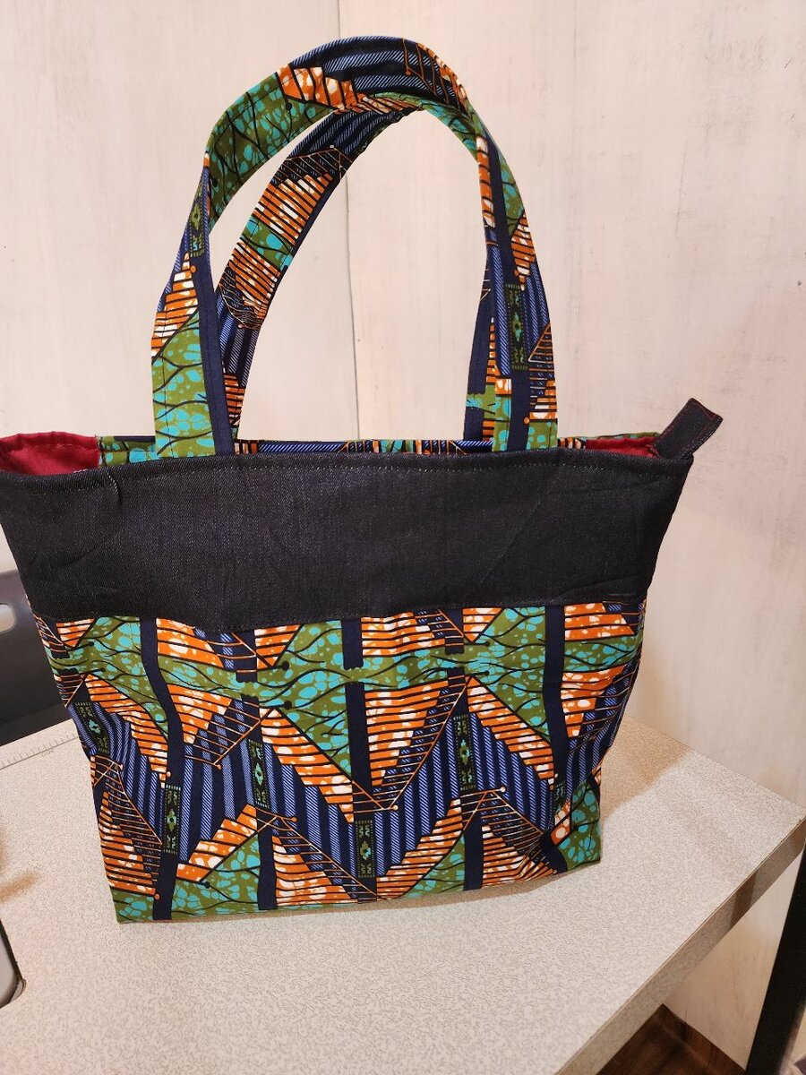 Ankara tote bag