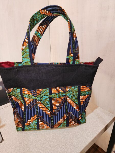 Ankara tote bag