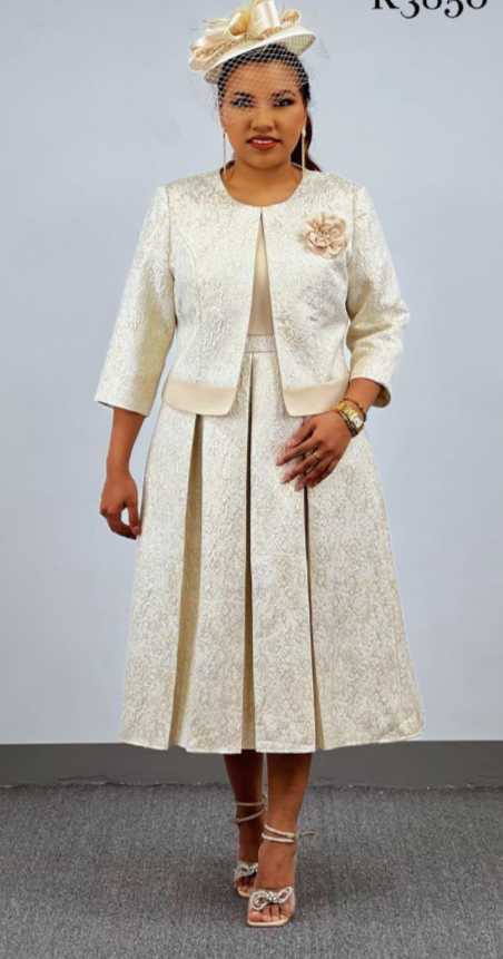 Champagne Jaggered 2 Piece