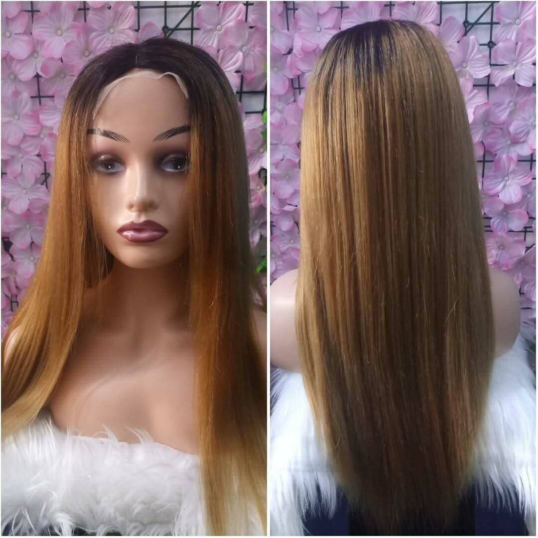 Perruque en dentelle ombrée