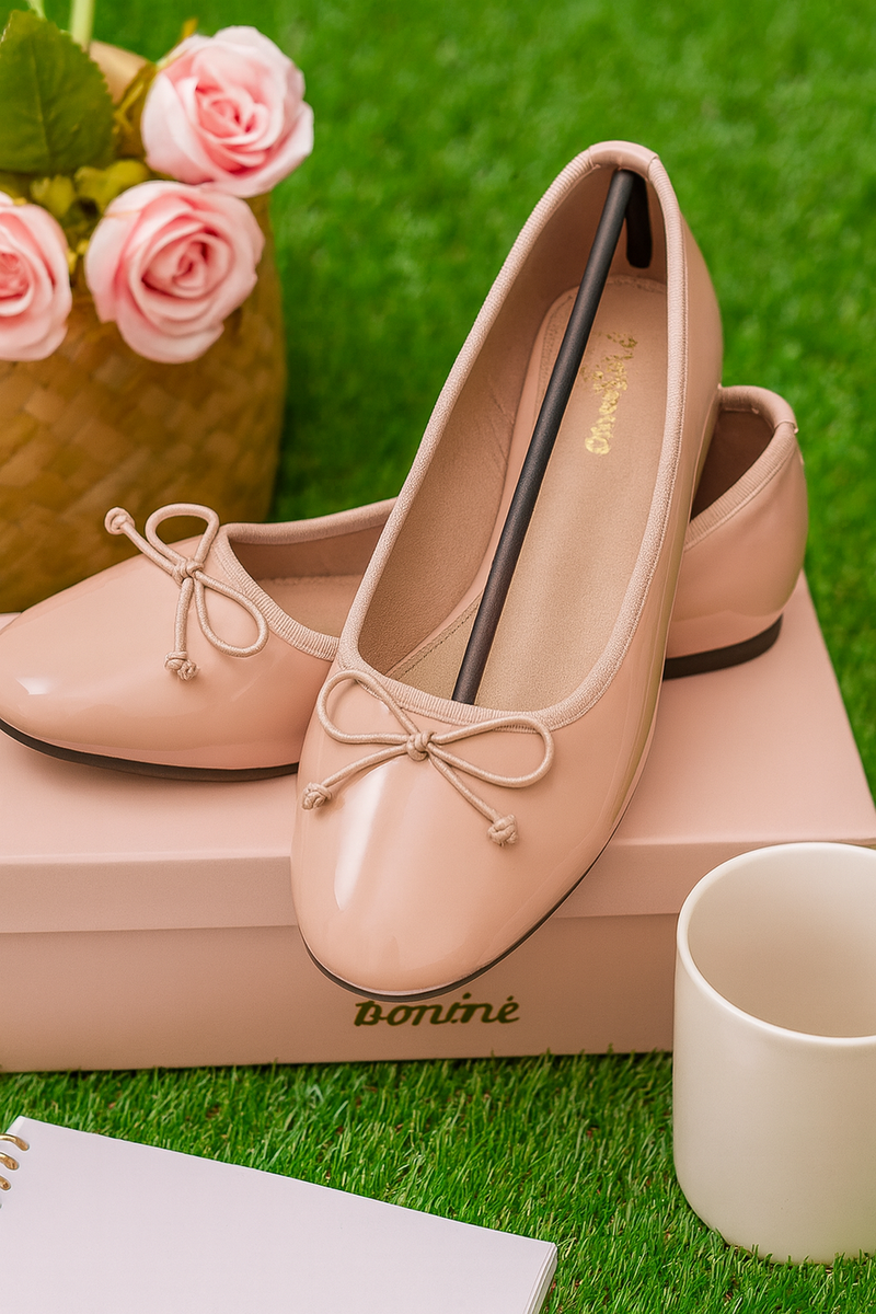 Ballerines en cuir élégantes