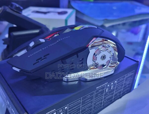 Souris de jeu filaire LED