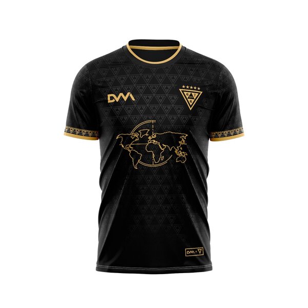 Maillot de football noir design