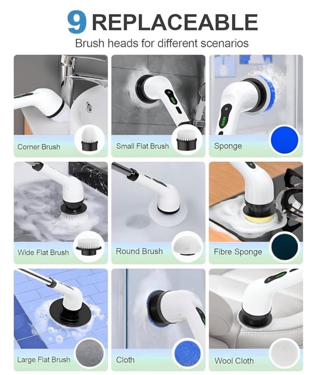 Brosse Électrique Rétractable