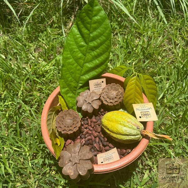 4 savons au cacao 130g